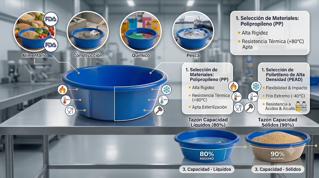 Envases Plásticos para la Industria. Usos, Ventajas y Cómo Elegir la Capacidad Correcta